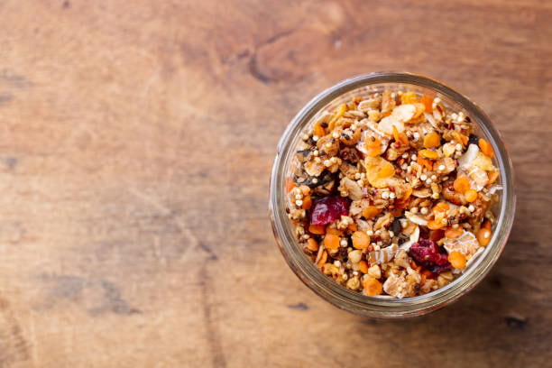 تصویر 1 از فروش گرانولا وگان بدون شکر اضافه + قیمت خرید به صرفه